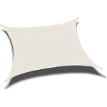 Segeltuch Polyester Oxford Stoff LxB 250x300 cm Beige Sonnensegel Wasserabweisend UV-Schutz »Malaga« 160gr./m² Rechteckig Wetterfest Reißfest, 2023900