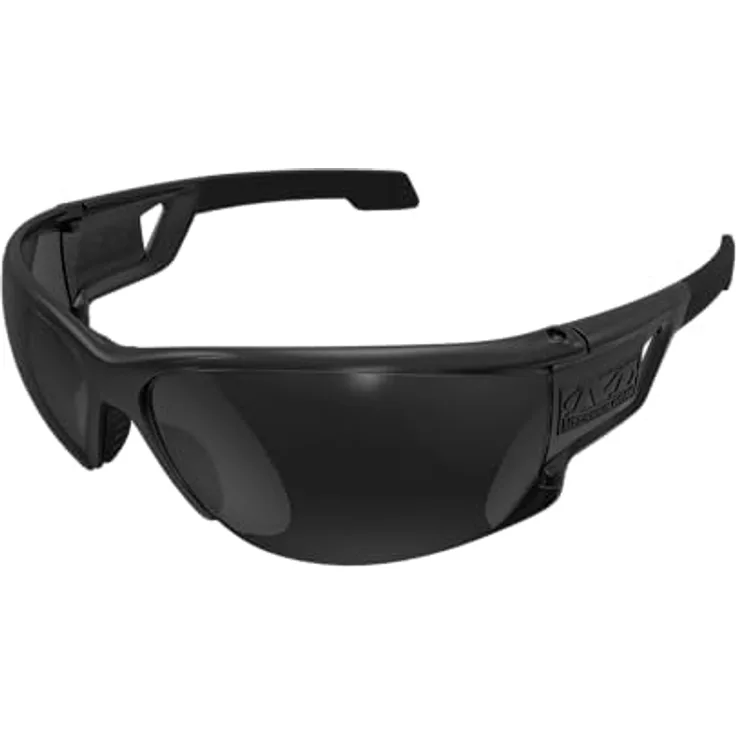 Mechanix Wear Tactical Type-N, Schutzbrille mit polycarbonatarahmen, antikratzt- und antibeschlag-Beschichtung, rauchfarben-schwarz