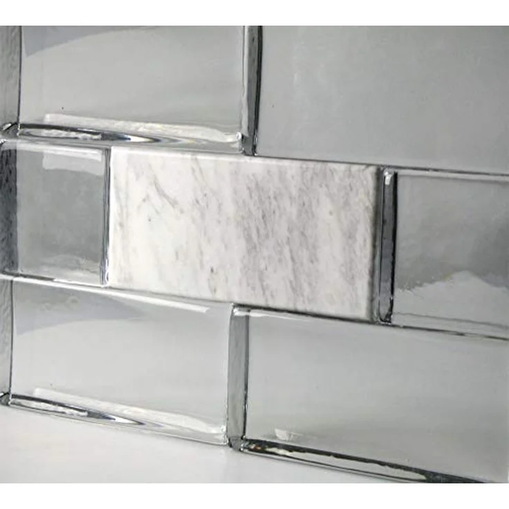 FUCHS Nature Touch Ariston Marble White 20x10x5 cm, Natursteinziegel Marmor mit Poliert/unbehandelt Oberfläche – Bild 3