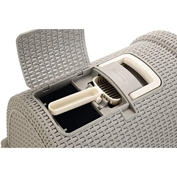 Curver CURVER KATZENBAK GRS 51X38,5X39,5 Curver - Katzenklo - Grau , One Size, Grau, TP-3253920615183_I400489_Vendor – Bild 3