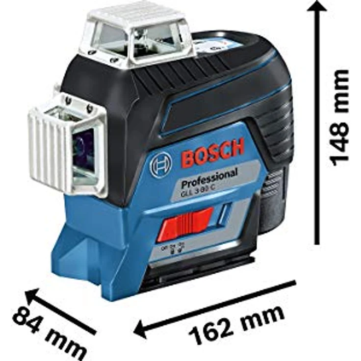 Bosch Professional Linienlaser GLL 3-80 C (m. App-Funktion, Arbeitsbereich: bis zu 30m, 4 Batterien, AA, im Karton) – Bild 8