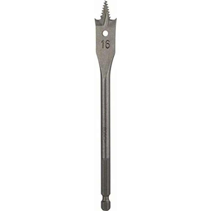 Bosch DIY Flachfräsbohrer Self Cut, 16 mm mit 1/4"-Sechskantschaft, für Weich- und mittelhartes Holz, selbstzentrierende Gewindespitze – Bild 2