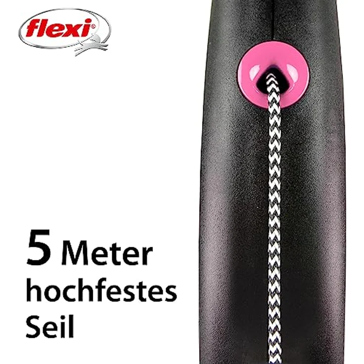 FLEXI 4000498033319 Gurt schwarz Spitzen-Design, Rosa, 132.1 g – Bild 3