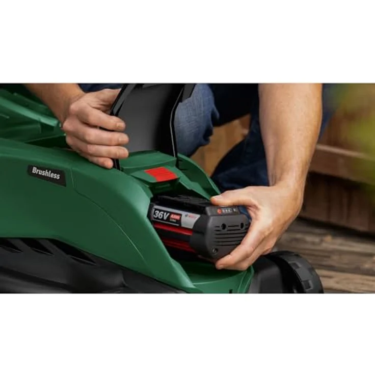 BOSCH Akkurasenmäher AdvancedRotak 36V-40-650, 40 cm Schnittbreite, Mit 2x Akku 4 Ah - im Karton – Bild 5