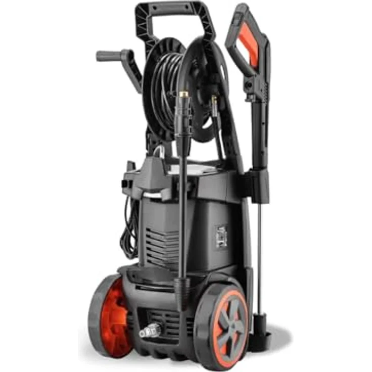 FUXTEC Hochdruckreiniger FX-HDR2200, 2200 Watt, 170 bar Druck, inkl. Reinigungsmitteltank – Bild 3