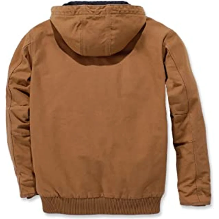 Carhartt Duck Active, Arbeitsjacke aus schwerem Baumwoll-Entenmaterial mit 3M Thinsulate-Isolierung, schwarz, Größe S – Bild 3
