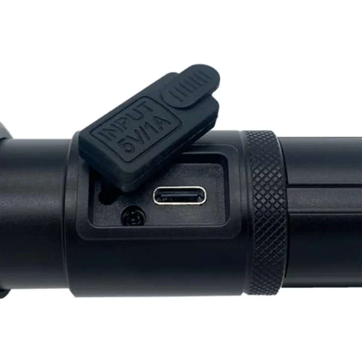 Berger + Schröter | Dreifunktions LED-Taschenlampe, Weiß, 940nm IR, 395nm UV Schwarzlicht, Aufladbar inkl. Akku, 25 mm Durchmesser, Schwarz mit Gürtelclip – Bild 4