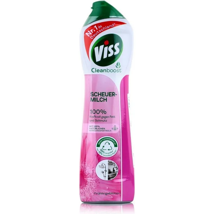Viss Cleanboost Scheuer-Milch Frühlingsblüten 500ml (1er Pack) Allzweckreiniger