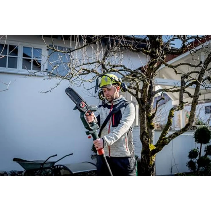Metabo Teleskopstab MS für Akku-Gehölzsäge MS 18 LTX 15, Teleskopstab zur Baumpflege, 120-180 cm verstellbar – Bild 5