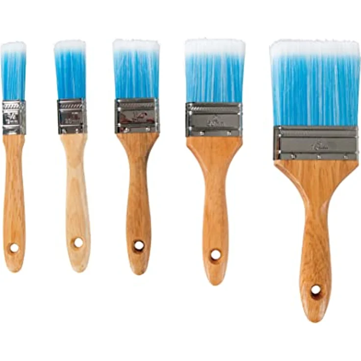 Silverline - Malerpinsel mit synthetischen Borsten, 5-tlg. Satz 19, 25, 40, 50 und 75 mm (282408) – Bild 2