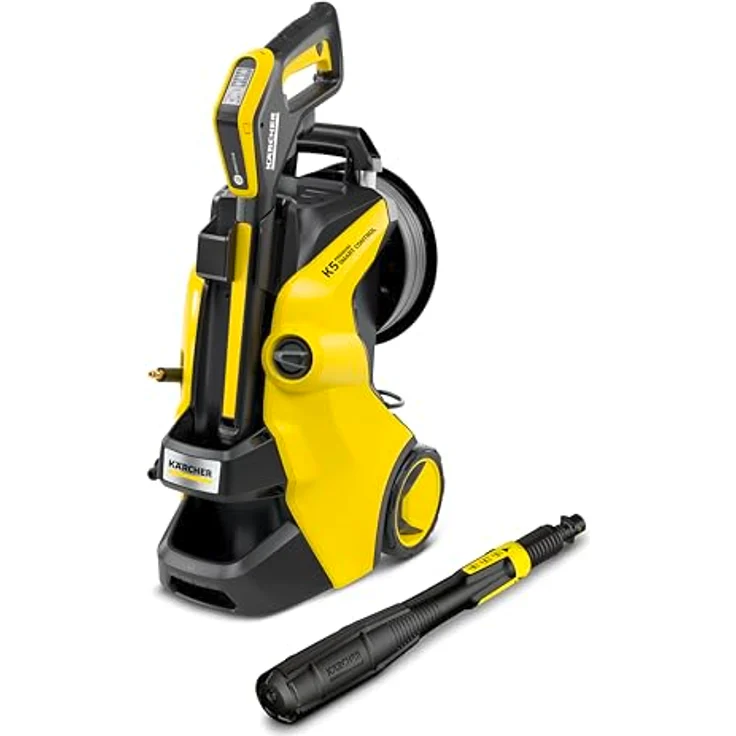 Kärcher Hochdruckreiniger K 5 Premium Smart Control Flex, Bluetooth-Verbindung und Boost Mode, gelb – Bild 2