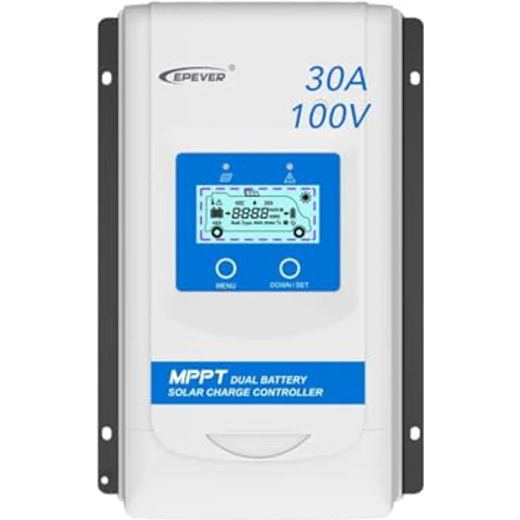 EPEVER DuoRacer 30A MPPT Laderegler DR3210N für 2 Batterien, 12V/24V auto work, PV 100V – Bild 1