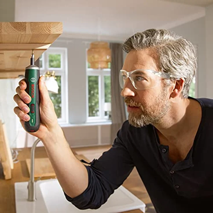 Bosch Akkuschrauber PushDrive Starter Set (3,6V; 1,5Ah; 5,0 Nm; 10x Schraubendreher-Bits; mit Mikro-USB-Kabel; im Karton) – Bild 3