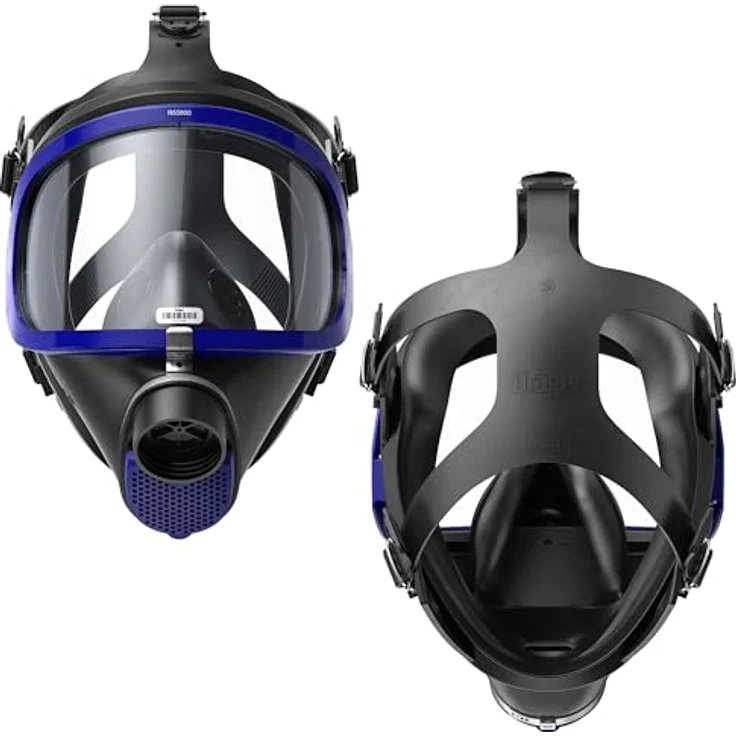 Dräger X-plore 6300 Quality full-face respirator mask with standard thread Rd40 connection for personal and industrial applications – Bild 3