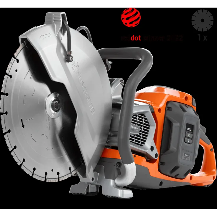 Husqvarna K1 Pace 14" Handkreissäge, Akku-Trennschleifer mit X-Halt™-Bremsfunktion und integrierter Konnektivität