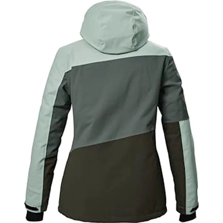 "Killtec Funktionsjacke KSW 67 WMN SKI JCKT GR³NGRAU, Damen Skijacke mit abzippbarer Kapuze, wasserdicht, atmungsaktiv, PFC-frei, in grüngrau" – Bild 2