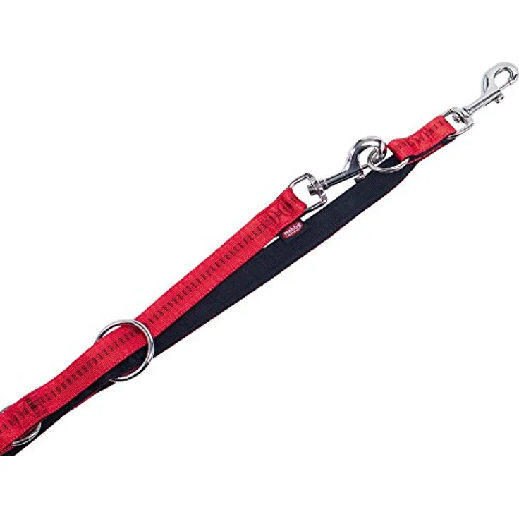 Nobby Führleine Soft Grip, rot L: 200 cm, B: 15 mm, 1 Stück – Bild 1