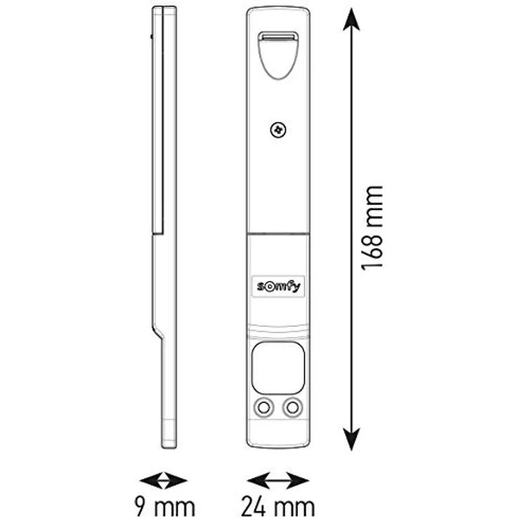 Somfy Slim Opening Detector io 1811638 Öffnungsmelder für Gefahrenmeldesystem 3660849569730 – Bild 3