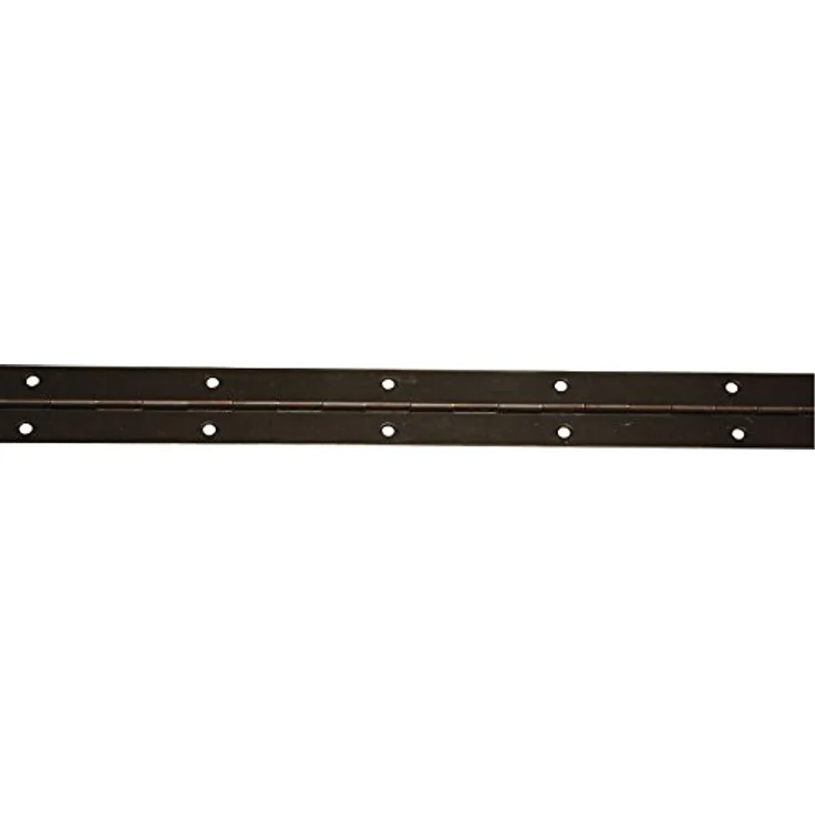 vasalat SECOTEC Stangenscharnier 20X400 mm, hochwertige Stahlkonstruktion, vermessingt matt, 1 Stück – Bild 1