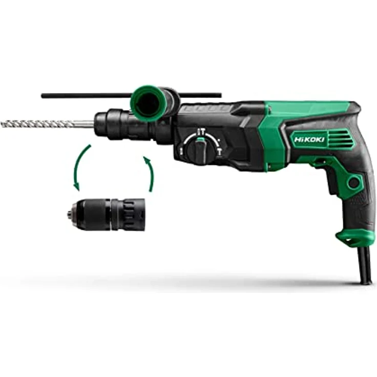 Hikoki Bohr- & Meißelhammer DH26PMC (SDS-plus) inkl. 13 mm SSBF mit Transportkoffer – Bild 2