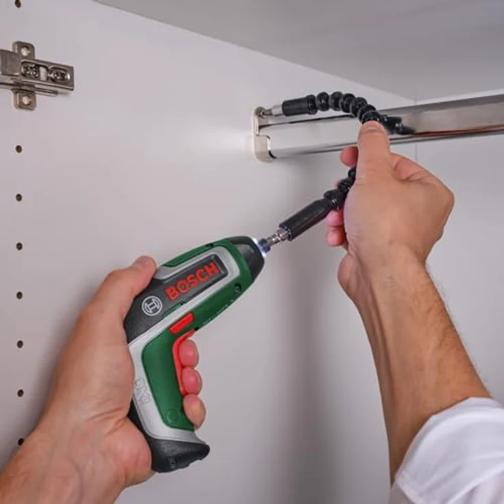 Bosch Home & Garden Akku-Schrauber IXO 7 Flexi-Set, kabelloser Allrounder mit 20 % höherem Drehmoment, blau – Bild 4