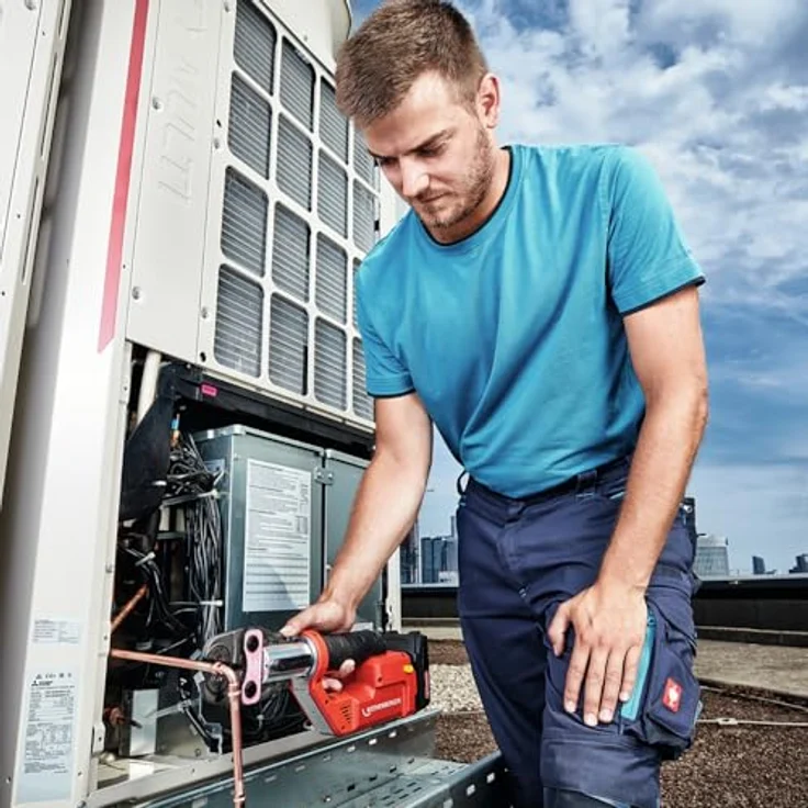 Andersen & Nielsen MaxiPro Press Zange 3/8", Compact >B<, flammfreie Verbindung für Kältetechnik, 135 mm – Bild 4