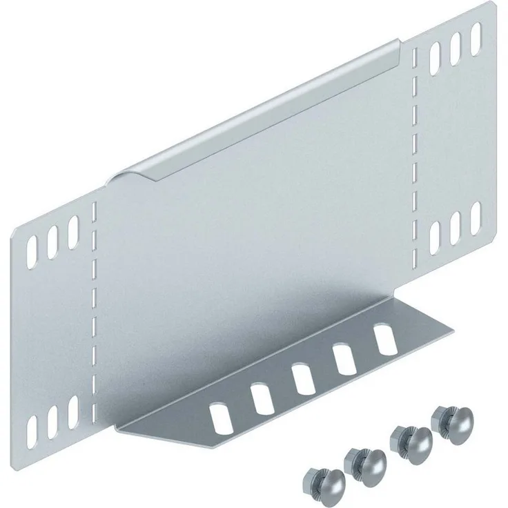 OBO BETTERMANN Reduzierwinkel/Endabschluss 110x100mm für Kabelrinnen, Stahl, bandverzinkt