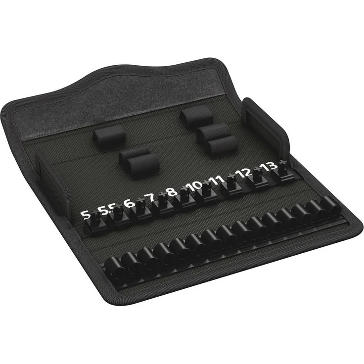 Wera 9419 Textile Box 8100 SA Zyklop Metal Switch, robuster Werkzeugkoffer für mobile Einsätze, leer