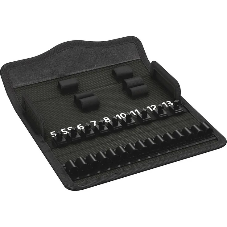 Wera 9419 Textile Box 8100 SA Zyklop Metal Switch, robuster Werkzeugkoffer für mobile Einsätze, leer