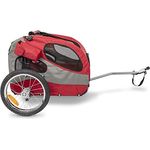 PetSafe Happy Ride Aluminium Fahrradanhänger für Hunde, Anhänger für Hunde, Leichter Aluminiumrahmen, Einfache Montage, Inklusive Netzfenster und Reflektoren, Mittelgroße Hunde, 11,4 kg