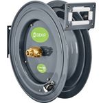 GEKA Schlauchaufroller Schlauchwagen PA 20, automatischer Rückzug, schonende Schlauchführung, pulv.STA, auto