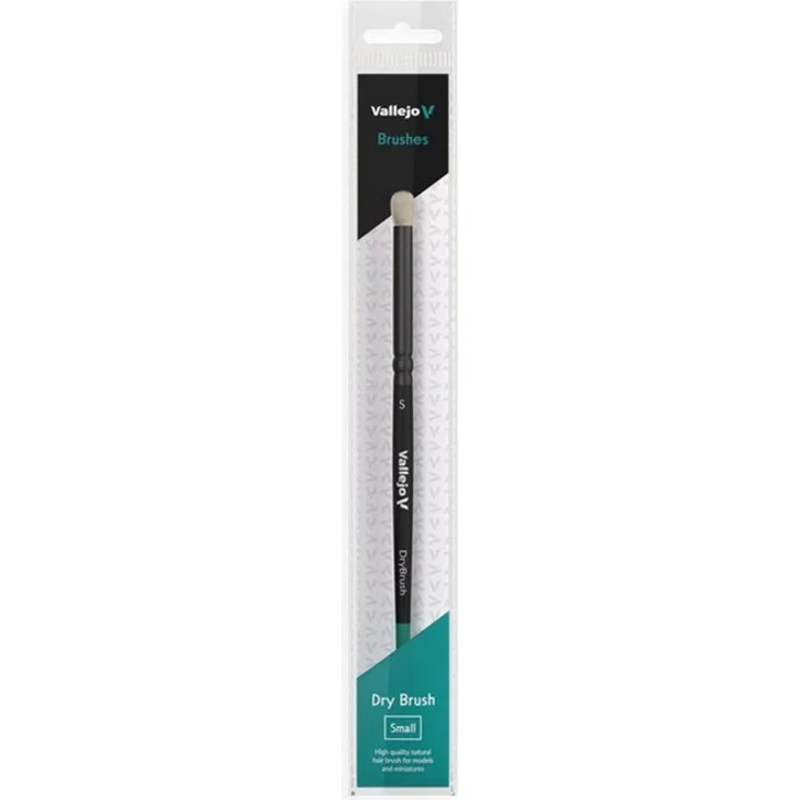 Vallejo Brush Dry Brush Small, Malerpinsel für präzise Trockenmalerei – Bild 1