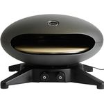 Morsø Forno Spin – Gas-Pizzaofen mit rotierendem Pizzastein aus Aluminium, 57 x 53 x 35 cm, anthrazit, skandinavisches Design