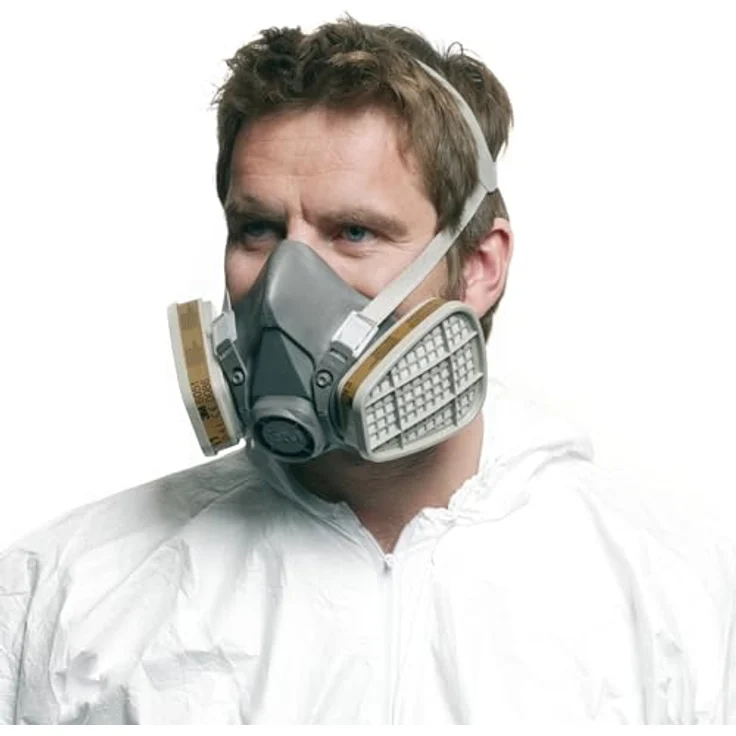 3M Mehrweg-Halbmaske 6300L Maskenkörper ohne Filter , Größe L, Atemschutz, 1 Stück – Bild 3