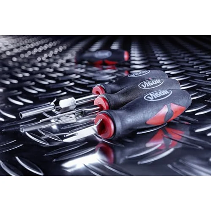 VIGOR Kabelentriegelungs-Werkzeug Satz, 23-teilig, beschädigungsfreies Entriegeln für Kfz-Elektriker und Mechatroniker – Bild 5