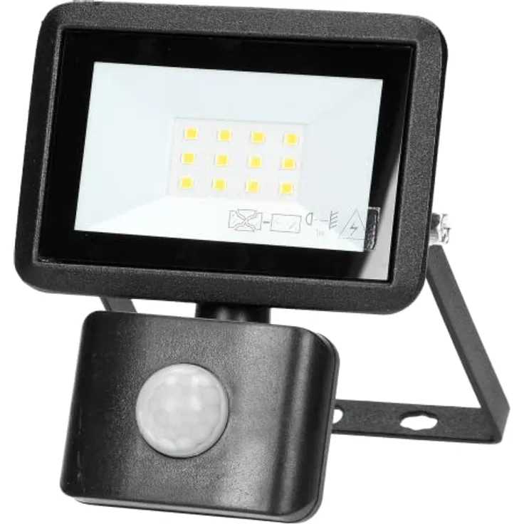 Adviti FARO S Led Strahler mit Bewegungsmelder Aussen IP44 Wasserdicht (50W, 4000lm)