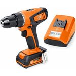 Fein Akku-Bohrschrauber ABSU 12 (Akku-Spannung: 12 V, Getriebe: 2-Gang, Gewicht ohne Akku: 1 kg, auf Akku abstellbar, lange Lebensdauer, extrem leistungsstark) 71132065000, Orange/Schwarz