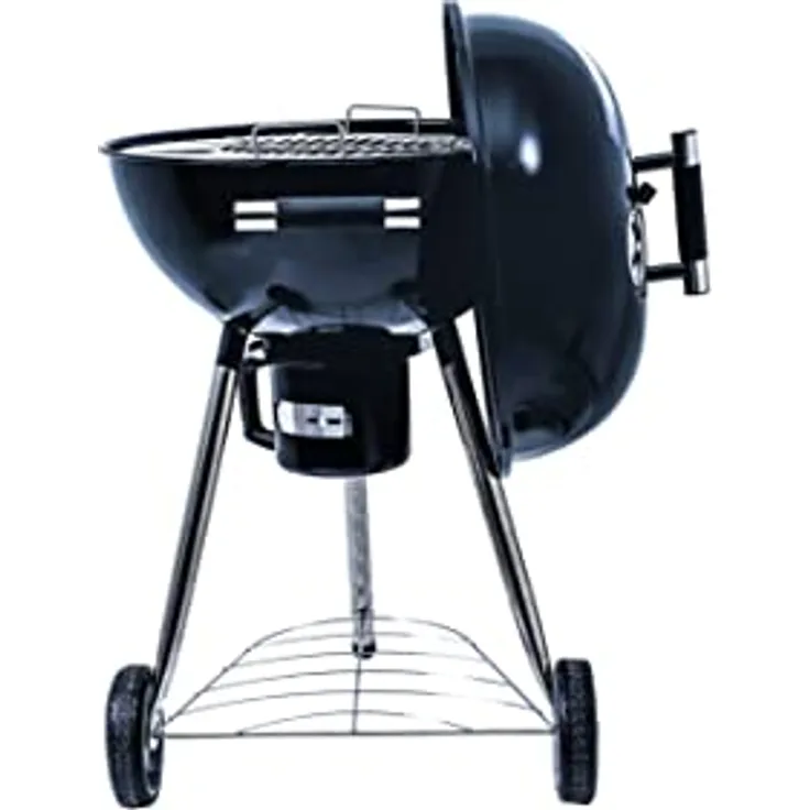ACTIVA Grill Kugelgrill Nottingham, Holzkohlegrill mit verchromtem Grillrost in Schwarz