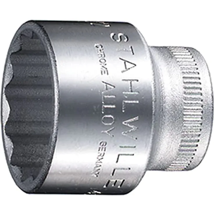 ELC Bit- und Steckschlüsselset 3/8", Steckschl.-Einsatz 7mm, verchromt, HPQ®-Hochleistungsstahl, DIN 3124, Kugelfangrille, griffig gerändelt
