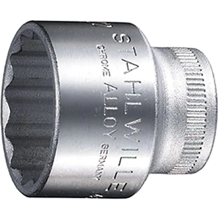 ELC Bit- und Steckschlüsselset 3/8", Steckschl.-Einsatz 7mm, verchromt, HPQ®-Hochleistungsstahl, DIN 3124, Kugelfangrille, griffig gerändelt – Bild 1