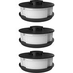3 Stück Doppelfaden Rasentrimmer Spule Ersatzfadenspulen für Elektro Rasentrimmer passend für ALDI Top Craft, King Craft, Gardenline GLR GLT, Einhell RTV, Performance Power