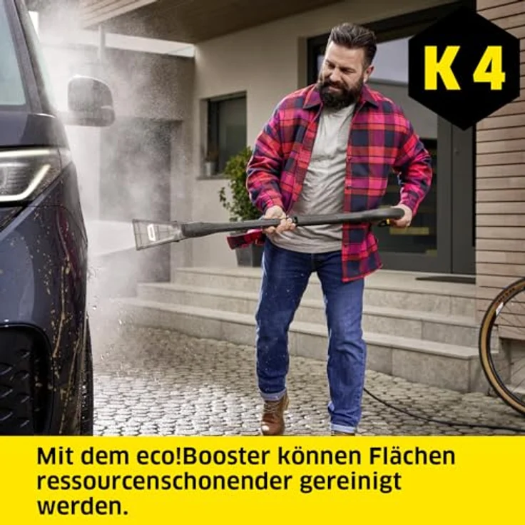 Kärcher Hochdruckreiniger-Strahlrohr eco!Booster 130, erhöhte Reinigungsleistung, spart Wasser/Energie/Zeit, Original-Zubehör für Kärcher Hochdruckreiniger K 4 – Bild 2