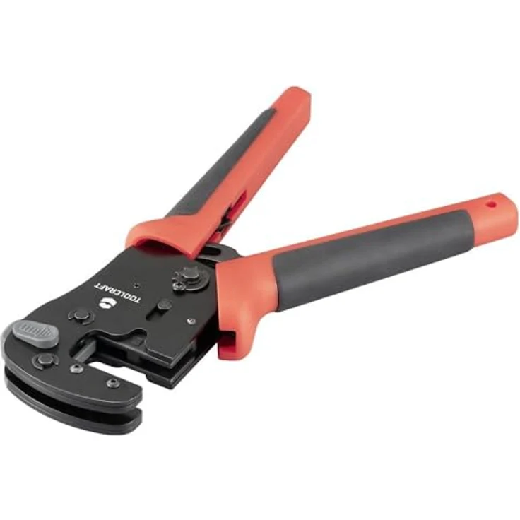 TOOLCRAFT Crimpzange TOOLCRAFT TO-9660081 Crimpzangen-Set Inkl. Crimpsortiment mit Koff, Leistungsstarkes Handcrimpwerkzeug mit 2 auswechselbaren Crimpbacken – Bild 4
