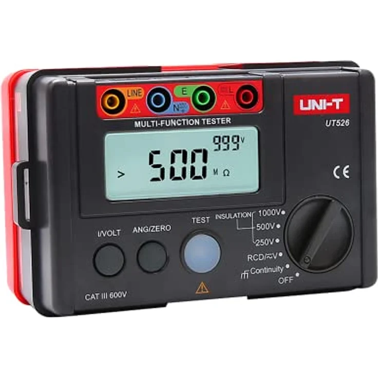 UNI-T Multimeter UT526 MIE0133 mit manueller Messbereichsänderung, Phasenumkehrung und Hochspannungswarnung – Bild 2