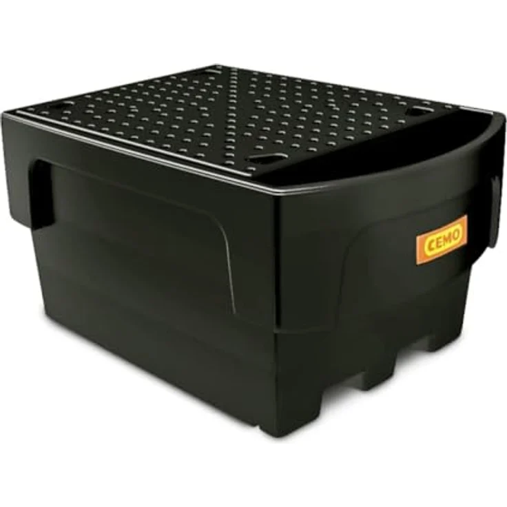Cemo IBC-Auffangwanne "IBC" 1.100 l, hochwertige PE-Auffangwanne mit Abfüllvorsatz und PE-Lochplatte, B x H x T: 162 x 88 x 117 cm – Bild 1