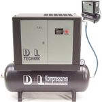 Apex Schraubenkompressor 1000/13/300, 11 kW, 1000 l/min, 13 bar, 300 L Druckluftbehälter, Touchpanel, leiser Betrieb