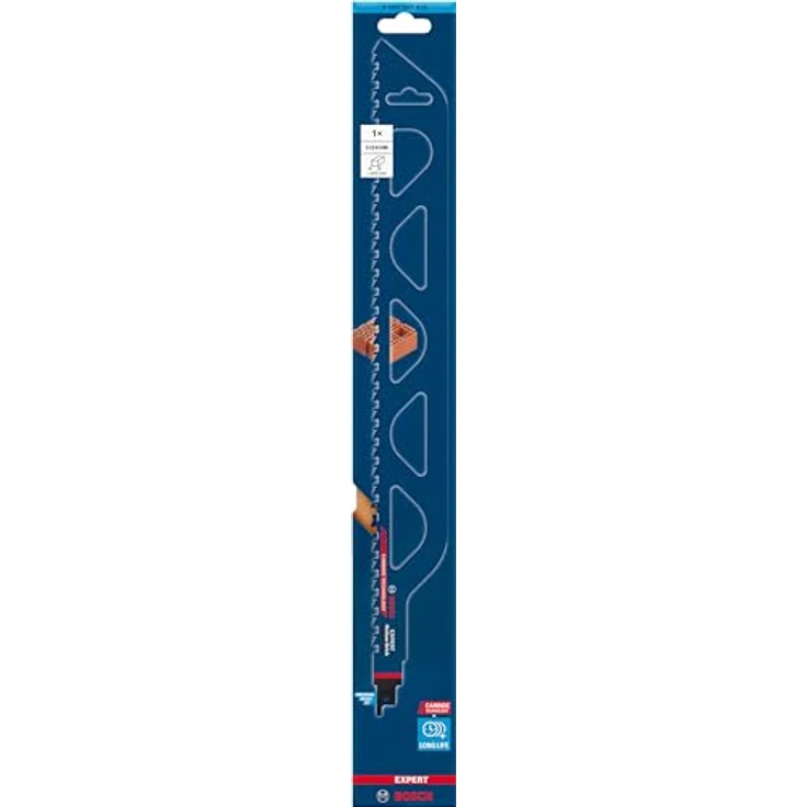Säbelsägeblatt Expert Hollow Brick Länge 455 mm Breite 50 mm Zahnteilung TPI 2 12,7 mm S-Schaft – Bild 2
