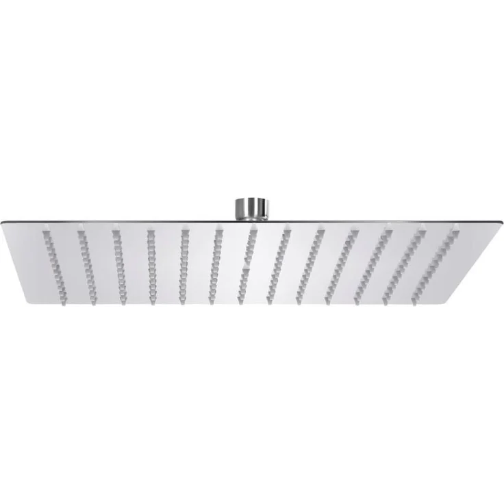 vidaXL Regenduschkopf Regenbrause Edelstahl 304 30x30 cm Quadrat, Anti-Kalk-Düsen, Silikondüsen, Wand- oder Deckenmontage, (1-tlg) – Bild 1