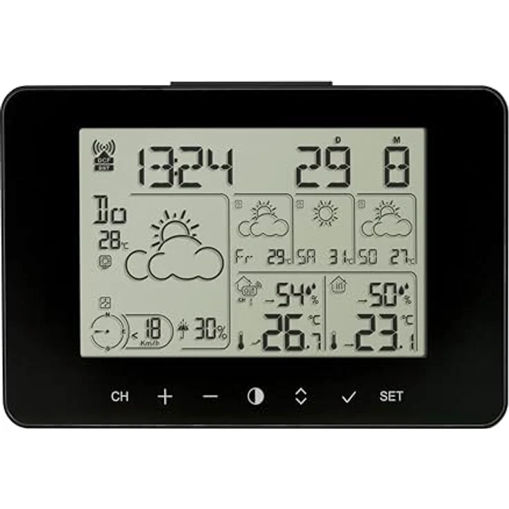 TFA Dostmann 35.1156.01 Funk-Wetterstation Vorhersage für 4 Tage – Bild 2