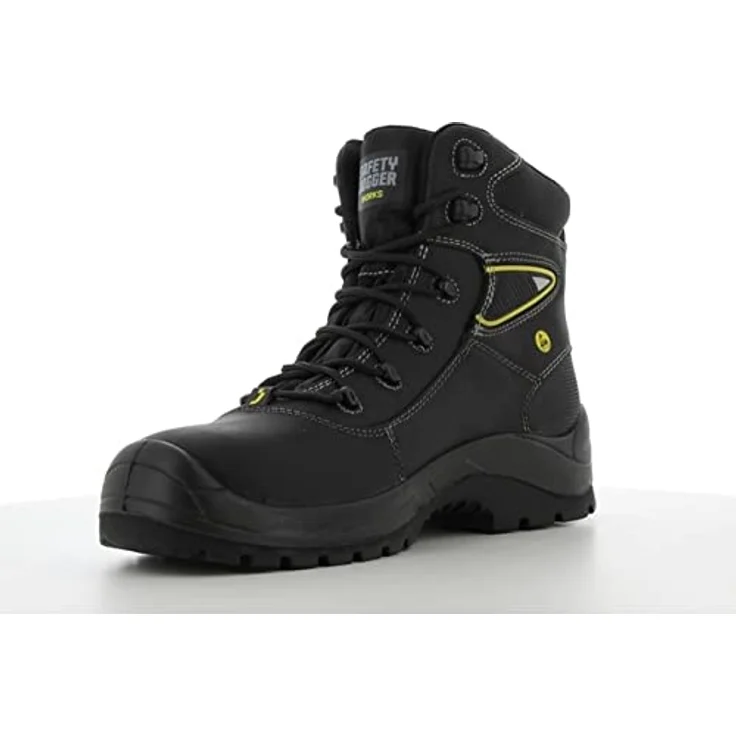 SafetyJogger Basalt S3, Sicherheitsstiefel für harte Arbeitsbedingungen, wasserdicht, atmungsaktiv, schwarz – Bild 6